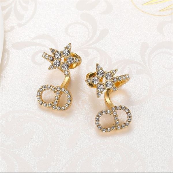 50% off online 21 year new five pointed star full diamond earrings female high version letter earrings, Golden
50% off online 21 year new five pointed star full diamond earrings female high version letter earrings, Golden