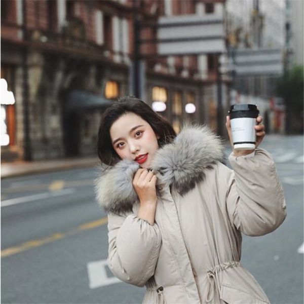 plus-size down jacket women's long style fashion big hair collar double-sided wear thick warm white duck down coat 201128, Black
plus-size down jacket women's long style fashion big hair collar double-sided wear thick warm white duck down coat 201128, Black