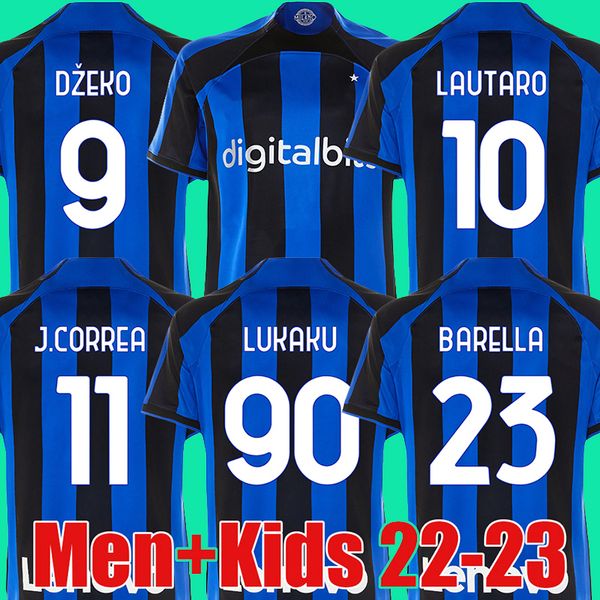 22 23 inter soccer jerseys milan barella lukaku lautaro eriksen bastoni football shirt 2022 2023 men and kids kits 123, Black;yellow
22 23 inter soccer jerseys milan barella lukaku lautaro eriksen bastoni football shirt 2022 2023 men and kids kits 123, Black;yellow