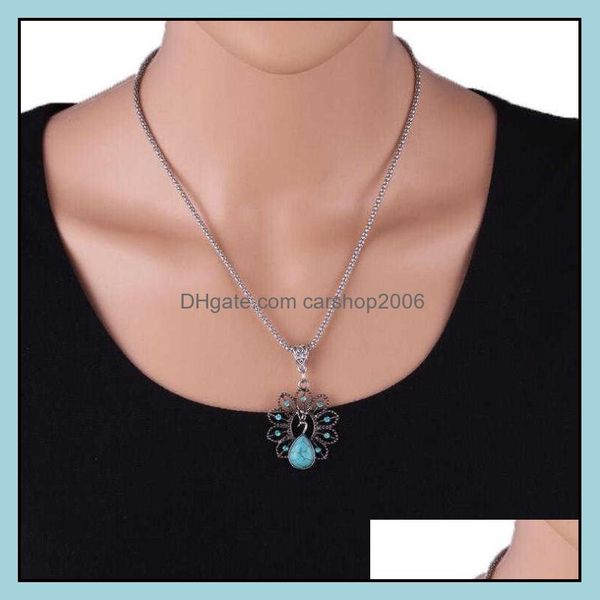 pendant necklaces pendants jewelry womens vintage peacock tibetan sier turquoise fashion gift national style women diy necklace drop deliv, Silver
pendant necklaces pendants jewelry womens vintage peacock tibetan sier turquoise fashion gift national style women diy necklace drop deliv, Silver
