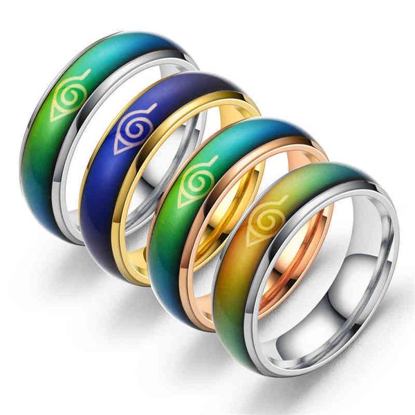 rings popular animation thermochromic naruto ring personality trendy men's stainless steel, Silver
rings popular animation thermochromic naruto ring personality trendy men's stainless steel, Silver