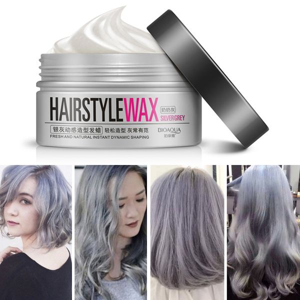 temporary modeling gray silver diy hair color wax hair mud water gel hair modelling styling products pomadenew
temporary modeling gray silver diy hair color wax hair mud water gel hair modelling styling products pomadenew