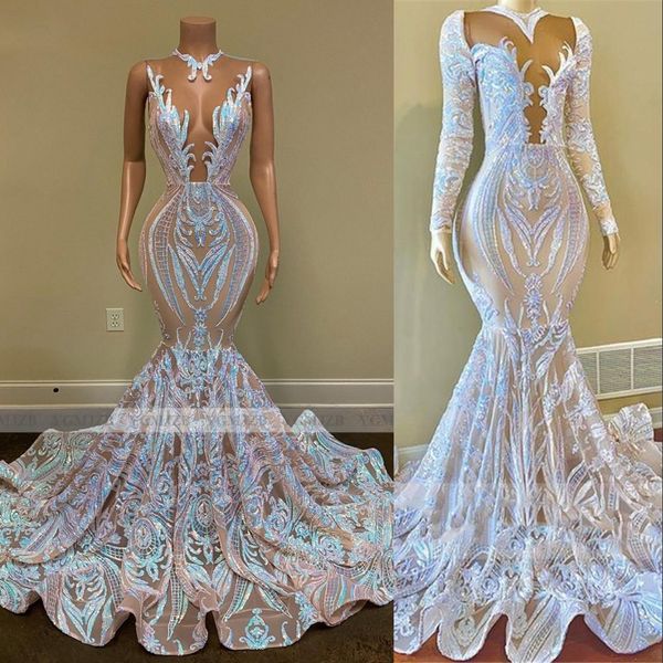 2022 sparkly black girls prom dresses sequined lace long sleeves sleeveless backless sequins sweep train mermaid african evening dress wear
2022 sparkly black girls prom dresses sequined lace long sleeves sleeveless backless sequins sweep train mermaid african evening dress wear