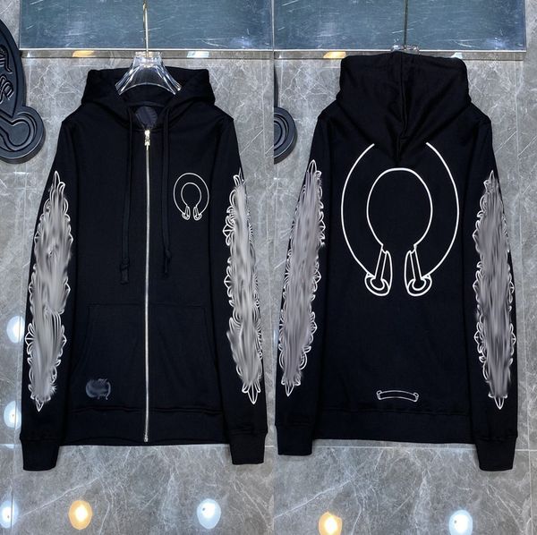 designer fashion mens sweatshirts classic brand ch loose hoodie horseshoe sanskrit print luxury zipper jacket pullover hooded coat women sw, Black
designer fashion mens sweatshirts classic brand ch loose hoodie horseshoe sanskrit print luxury zipper jacket pullover hooded coat women sw, Black