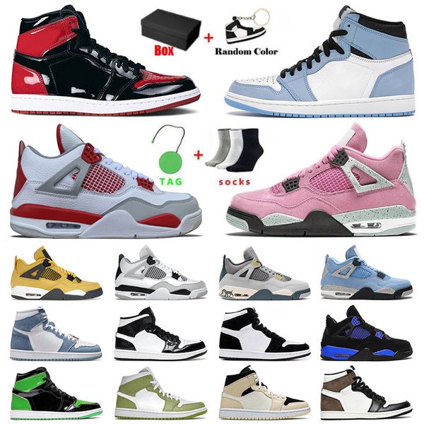 with box jumpman 1 4 designer retro men women basketball shoes sb bred 4s iv blue thunder patent leather mid dutch green offs white sneakers, White;red
with box jumpman 1 4 designer retro men women basketball shoes sb bred 4s iv blue thunder patent leather mid dutch green offs white sneakers, White;red