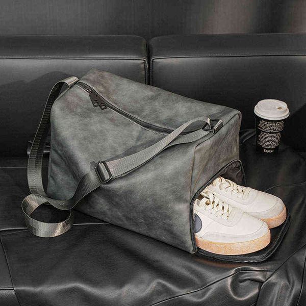 duffel bags korean men's bag leisure single shoulder messenger bag with shoe position 220626
duffel bags korean men's bag leisure single shoulder messenger bag with shoe position 220626