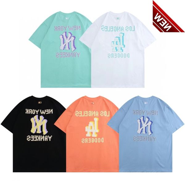50%discount t-shirt 2022ssmlb sleeve new short mosaic printing ny large loose couple half factory direct sale, White;black
50%discount t-shirt 2022ssmlb sleeve new short mosaic printing ny large loose couple half factory direct sale, White;black