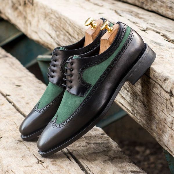 Men Derby Brogues PU Stitching Faux Suede Carved Wing Tip Lace Up Fashion Business Casual Wedding Party Versatile Dress Shoes, Clear
Men Derby Brogues PU Stitching Faux Suede Carved Wing Tip Lace Up Fashion Business Casual Wedding Party Versatile Dress Shoes, Clear