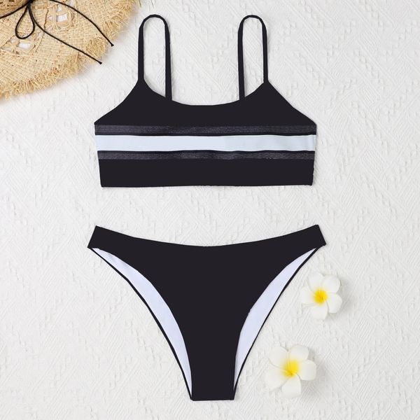 designer bikini sets tank swimsuit two pieces swimwear women 2022 new beach bathing suits, White;black
designer bikini sets tank swimsuit two pieces swimwear women 2022 new beach bathing suits, White;black