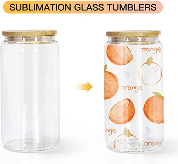 us stock sublimation 12oz 16oz glass can with bamboo lid reusable straw beer can transparent frosted glass tumbler soda water bottles
us stock sublimation 12oz 16oz glass can with bamboo lid reusable straw beer can transparent frosted glass tumbler soda water bottles