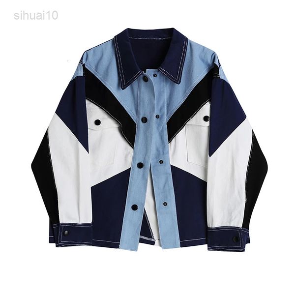 denim jackets fashion design patchwork for women 2021 autumn oversized boyfriend jean coat female loose all-competition jacket female l22072, Black;brown
denim jackets fashion design patchwork for women 2021 autumn oversized boyfriend jean coat female loose all-competition jacket female l22072, Black;brown