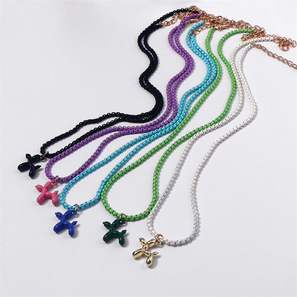 cute enamel balloon dog pendant necklace puppy necklace animal chain for women girls jewelry gift, Silver
cute enamel balloon dog pendant necklace puppy necklace animal chain for women girls jewelry gift, Silver