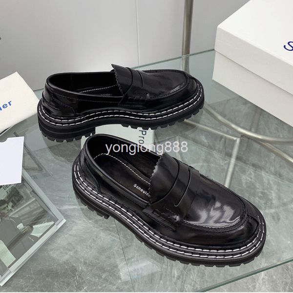 dress shoes yang mi's same thick soled lefu shoes muffin casual small leather women's british style heel python single, Black
dress shoes yang mi's same thick soled lefu shoes muffin casual small leather women's british style heel python single, Black