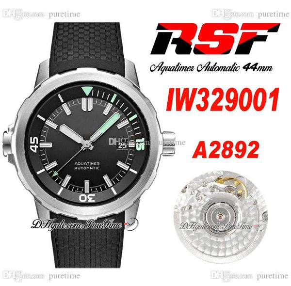 rsf aquatimer iw3290 a2892 automatic mens watch 44mm steel case black dial stick markers rubber strap super edition puretime a1, Slivery;brown
rsf aquatimer iw3290 a2892 automatic mens watch 44mm steel case black dial stick markers rubber strap super edition puretime a1, Slivery;brown