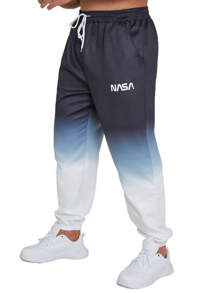 extended sizes men ombre letter graphic drawstring waist joggers p8sh#, Black
extended sizes men ombre letter graphic drawstring waist joggers p8sh#, Black