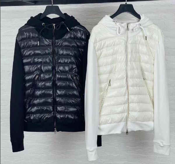 men knitting hooded down coat thick warm double zipper design jacket slim outdoor parkas black white color size s -xxl
men knitting hooded down coat thick warm double zipper design jacket slim outdoor parkas black white color size s -xxl