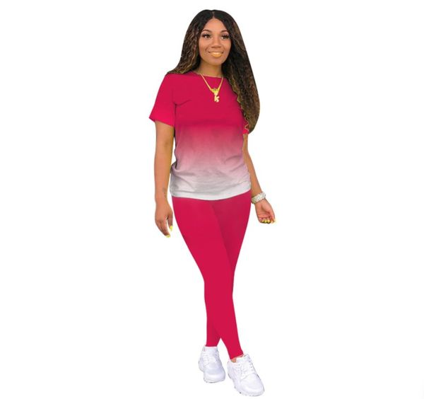 women gradient tracksuits designer 2 piece pants set casual sportswear short sleeve t shirt plus size leggings outfits s-5xl, Gray
women gradient tracksuits designer 2 piece pants set casual sportswear short sleeve t shirt plus size leggings outfits s-5xl, Gray
