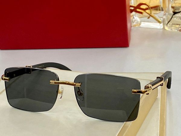 rimless sunglasses designer men women business rectangle gold metal frames eye protection buffalo horns glasses shades size 52 20 145mm cart, White;black
rimless sunglasses designer men women business rectangle gold metal frames eye protection buffalo horns glasses shades size 52 20 145mm cart, White;black