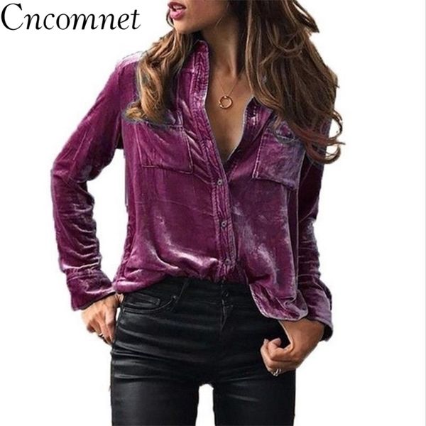 women blouse velvet longsleeved lapel womens shirt autumn winter fashion 6 color 4 size velvet shirt y200402, White
women blouse velvet longsleeved lapel womens shirt autumn winter fashion 6 color 4 size velvet shirt y200402, White