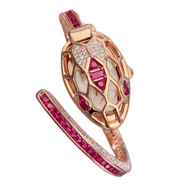 2022 popular women's quartz watch fashion 33mm stainless steel gold dial waterproof personality girl snake diamond designer watches mon, Slivery;brown
2022 popular women's quartz watch fashion 33mm stainless steel gold dial waterproof personality girl snake diamond designer watches mon, Slivery;brown
