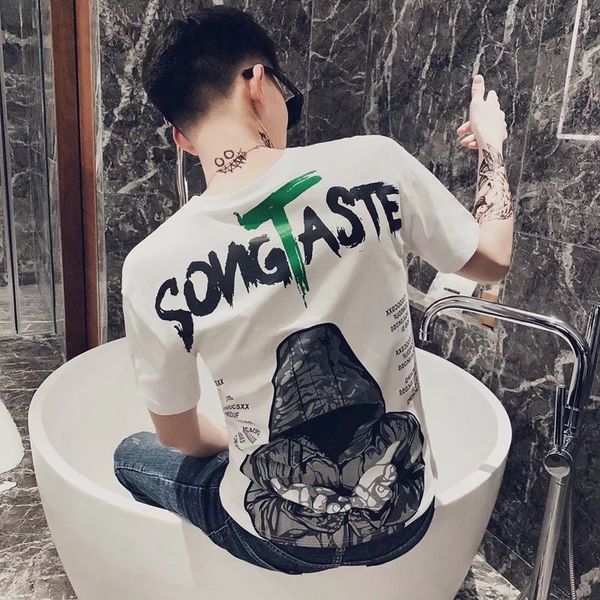 men's t-shirts designer 2022 new short sleeved t-shirt men's fashion brand ins white half upper garment summer trend t-shirt n8da, White;black
men's t-shirts designer 2022 new short sleeved t-shirt men's fashion brand ins white half upper garment summer trend t-shirt n8da, White;black