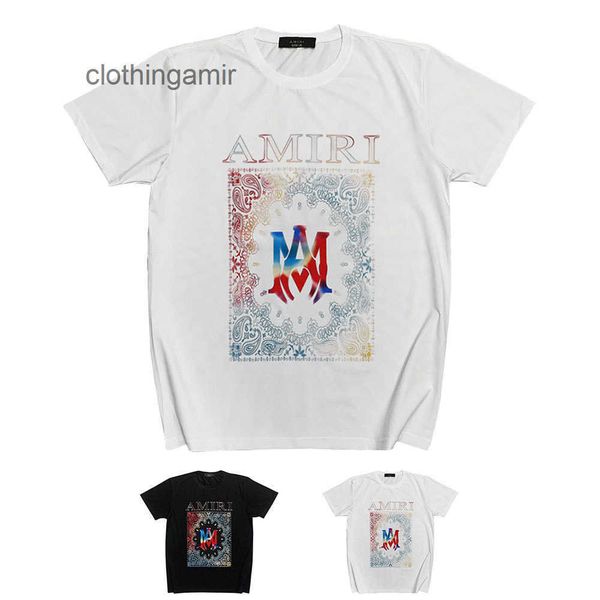 european and american designer t-shirts 2022 amirs amirsy fashion short sleeve colorful pattern letter print casual hip hop half t, White;black
european and american designer t-shirts 2022 amirs amirsy fashion short sleeve colorful pattern letter print casual hip hop half t, White;black