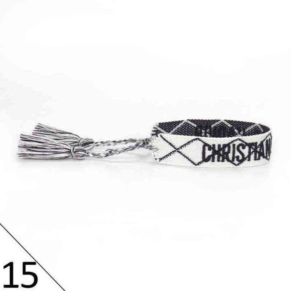 luxury brand braided bracelet adjustable woven friendship bangle for womens mens designer letter embroidery rope bracelets jewelry gift code, Golden;silver
luxury brand braided bracelet adjustable woven friendship bangle for womens mens designer letter embroidery rope bracelets jewelry gift code, Golden;silver