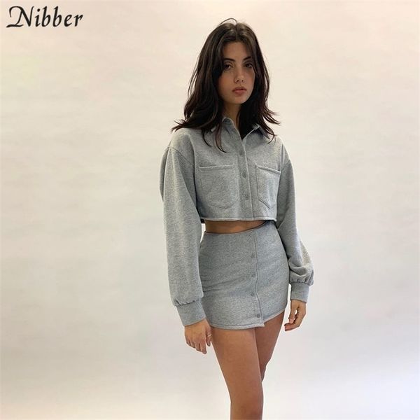 nibber autumn harajuku solid sweatshirt skirts women 2two pieces sets fashion basic street casual active suits mujer y200110, White
nibber autumn harajuku solid sweatshirt skirts women 2two pieces sets fashion basic street casual active suits mujer y200110, White