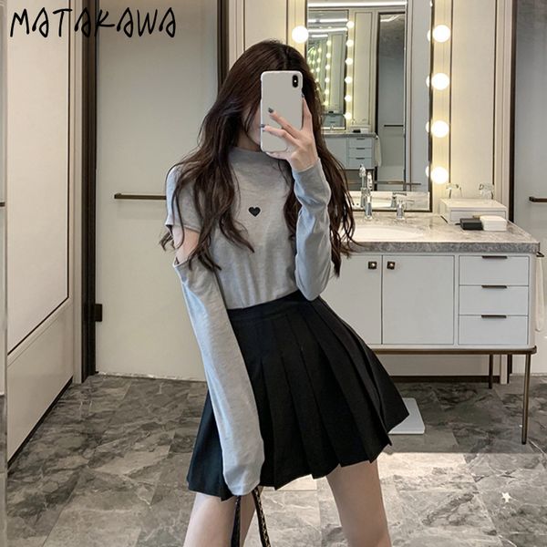 womens t shirt bottoming spring hole longsleeved tshirt fashion high collar slim woman tshirts 210506, White
womens t shirt bottoming spring hole longsleeved tshirt fashion high collar slim woman tshirts 210506, White