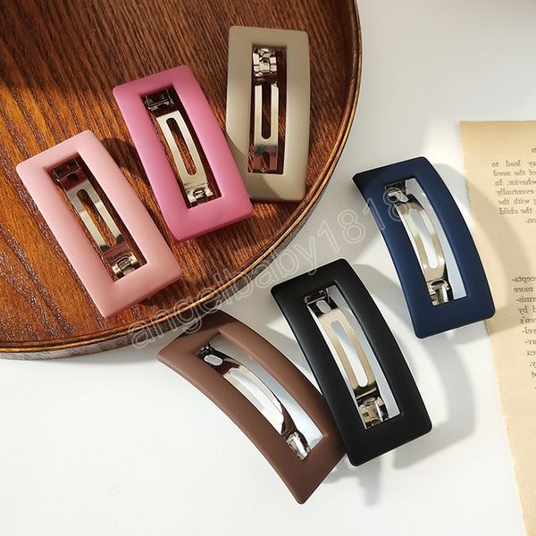 korean matte snap hair clips elegant hair claw for women girls hairgrips ponytail holder hairpins fashion hair accessories, Slivery;white
korean matte snap hair clips elegant hair claw for women girls hairgrips ponytail holder hairpins fashion hair accessories, Slivery;white