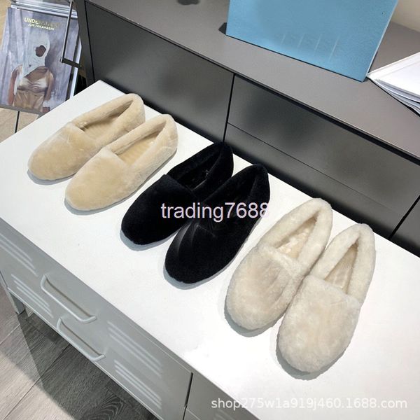 sandals triangular fashion one foot plush shoes women's flat sole warm plush white single in autumn and winter, Black
sandals triangular fashion one foot plush shoes women's flat sole warm plush white single in autumn and winter, Black