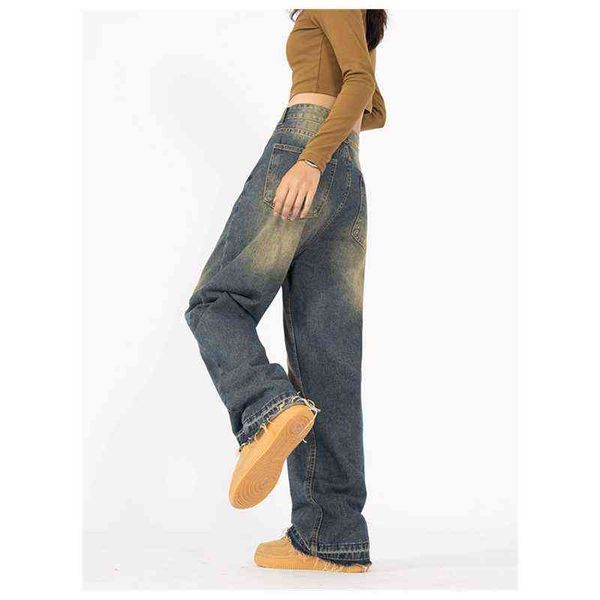 harajuku fashion y2k jeans women street casual loose straight high waist mom denim oversized 90s korean fashion mom jeans waist l220726, Blue
harajuku fashion y2k jeans women street casual loose straight high waist mom denim oversized 90s korean fashion mom jeans waist l220726, Blue