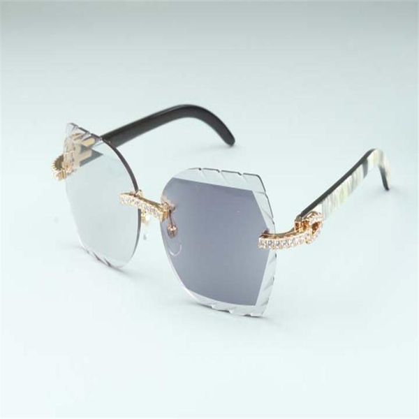 2020 new high-grade carved color changing lens 8300817-c2 luxury natural mixed horn diamond glasses frame 58-18-140mm one mirror d303h, Silver
2020 new high-grade carved color changing lens 8300817-c2 luxury natural mixed horn diamond glasses frame 58-18-140mm one mirror d303h, Silver