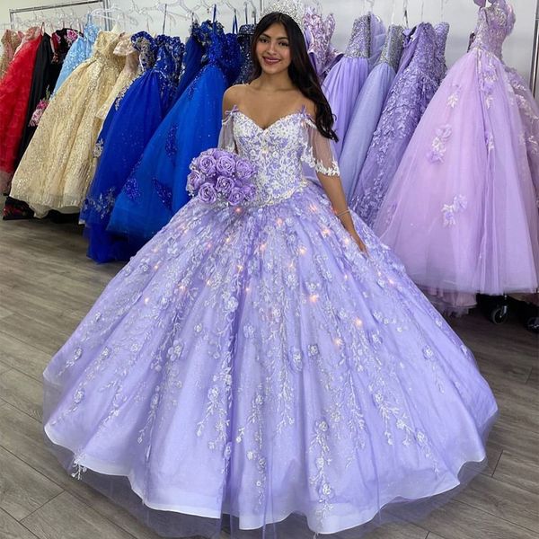lilac lavender appliques ball gown puffy quinceanera dresses lace applique sweet 16 dress mexican graduation prom gowns, Blue;red
lilac lavender appliques ball gown puffy quinceanera dresses lace applique sweet 16 dress mexican graduation prom gowns, Blue;red