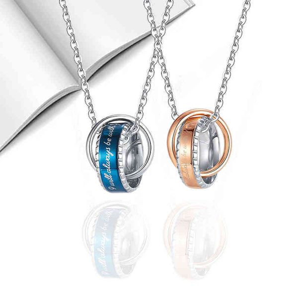 popular jewelry double ring stainls steel necklace simple hip hop men and women personality titanium steel couple new pendant, Silver
popular jewelry double ring stainls steel necklace simple hip hop men and women personality titanium steel couple new pendant, Silver