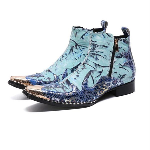 2020 luxury style men ankle boots pointed genuine leather motorcycle cowboy boots snake skin printing party man dress boots234t, Black
2020 luxury style men ankle boots pointed genuine leather motorcycle cowboy boots snake skin printing party man dress boots234t, Black