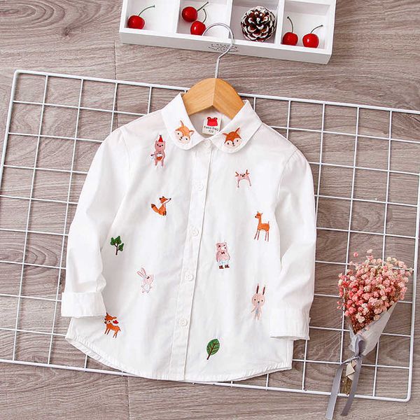 girls blouses long sleeve shirts white blouse autumn kids clothes 8 to 12 cartoon fox embroidery cotton school, White;black
girls blouses long sleeve shirts white blouse autumn kids clothes 8 to 12 cartoon fox embroidery cotton school, White;black