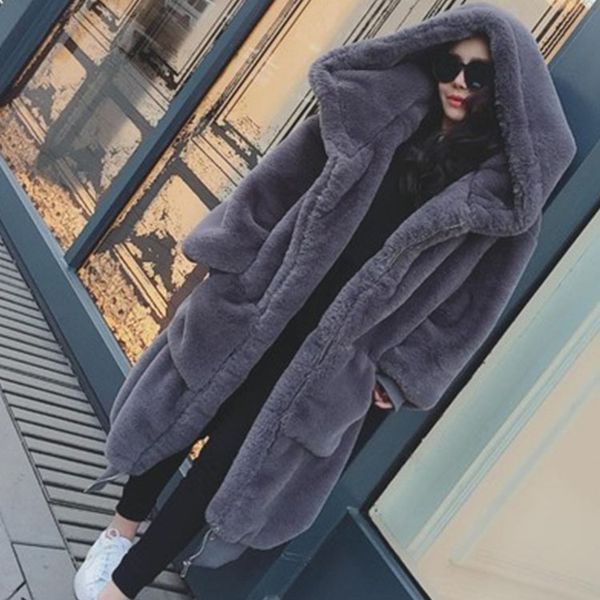 winter warm hooded large size medium length solid color fur & faux fur women new casual long sleeve women coat female, Black
winter warm hooded large size medium length solid color fur & faux fur women new casual long sleeve women coat female, Black