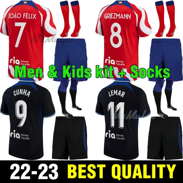 joao felix 22 23 soccer jerseys 2022 2023 m. llorente suarez correa camiseta football shirts men kids kit set griezmann r. de paul cunha car, Black
joao felix 22 23 soccer jerseys 2022 2023 m. llorente suarez correa camiseta football shirts men kids kit set griezmann r. de paul cunha car, Black