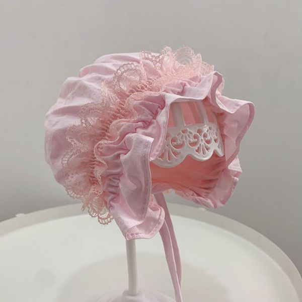 cute solid color lace ruffle baby hat spring summer windproof sun kids girl bonnet princess soft infant beanies cap po props 220615, Yellow
cute solid color lace ruffle baby hat spring summer windproof sun kids girl bonnet princess soft infant beanies cap po props 220615, Yellow