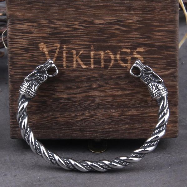 never fade stainless steel strand nordic viking norse dragon bracelet men, Black 
never fade stainless steel strand nordic viking norse dragon bracelet men, Black