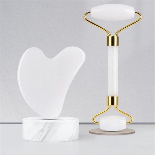 fast ems ship jade roller for face and gua sha set - beauty cosmetic facial skin massager tool original handcraft natural white279w
fast ems ship jade roller for face and gua sha set - beauty cosmetic facial skin massager tool original handcraft natural white279w