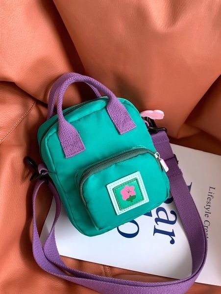 kids floral patch square bag she