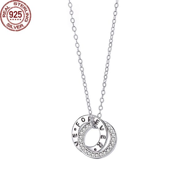 2022 s925 sterling silver necklace female collarbone chain japanese and korean round double ring pendant english letter girl
2022 s925 sterling silver necklace female collarbone chain japanese and korean round double ring pendant english letter girl