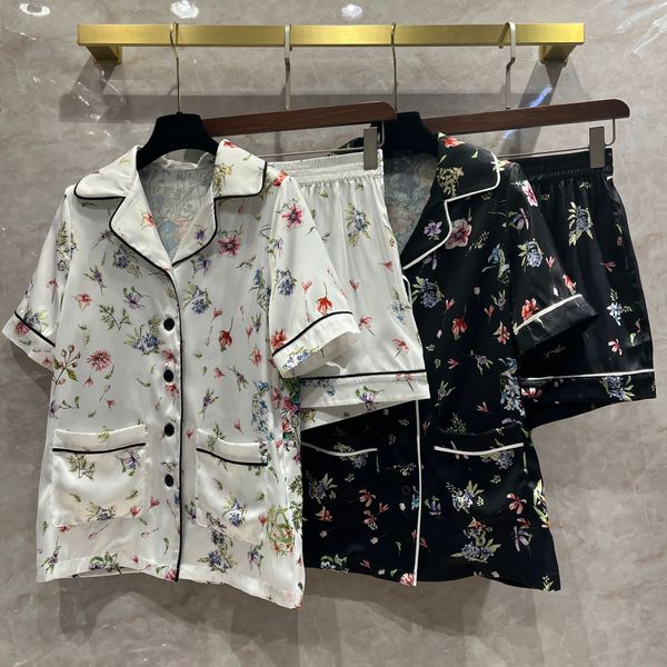 52 2022 milan runway two pieces sets lapel neck short pants white black flora print brand same style fashion womens clothes bairui
52 2022 milan runway two pieces sets lapel neck short pants white black flora print brand same style fashion womens clothes bairui
