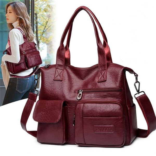 vintage casual style big shoulder bags for women pu leather solid color luxury tote handbags ladies trendy simple messenger bag 220512
vintage casual style big shoulder bags for women pu leather solid color luxury tote handbags ladies trendy simple messenger bag 220512
