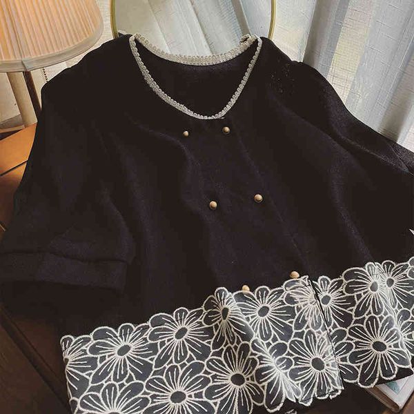 women's blouses shirts 2022 black round neck shirt women's 2022 summer short sleeve blouse with unique temperament llcb, White
women's blouses shirts 2022 black round neck shirt women's 2022 summer short sleeve blouse with unique temperament llcb, White
