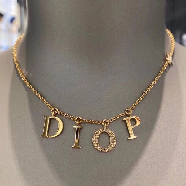 new diamond necklace designer jewelry chain brass necklaces 18k gold plated letter pendant choker bracelet set mens and women couple gift, Silver
new diamond necklace designer jewelry chain brass necklaces 18k gold plated letter pendant choker bracelet set mens and women couple gift, Silver