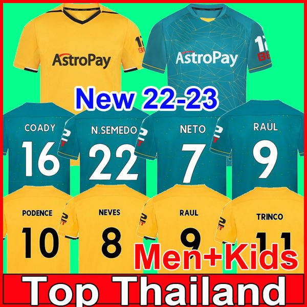 2022 2023 wolves soccer jerseys adama kilman semedo raul neto neves wanderers j.otto podence gibbs white wolverhampton football shirts men k, Black;yellow
2022 2023 wolves soccer jerseys adama kilman semedo raul neto neves wanderers j.otto podence gibbs white wolverhampton football shirts men k, Black;yellow