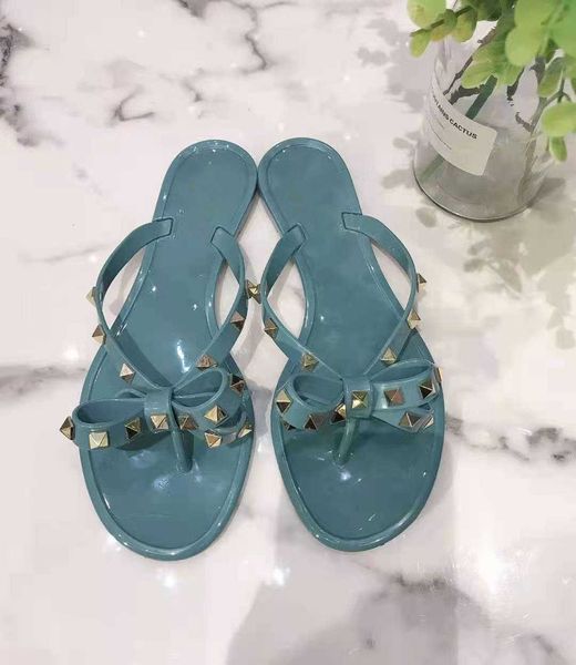 fashion brand women jelly slippers sandals designer shoes woman rivet slides flip flops summer beach shoes flats sapatos femininos sandalias, Black
fashion brand women jelly slippers sandals designer shoes woman rivet slides flip flops summer beach shoes flats sapatos femininos sandalias, Black